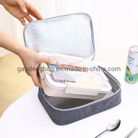 Custom Logo Portable Picnic Insulation Bag Cooler Lunch Thermal Bag