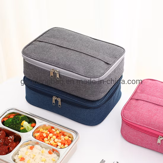 Custom Logo Portable Picnic Insulation Bag Cooler Lunch Thermal Bag