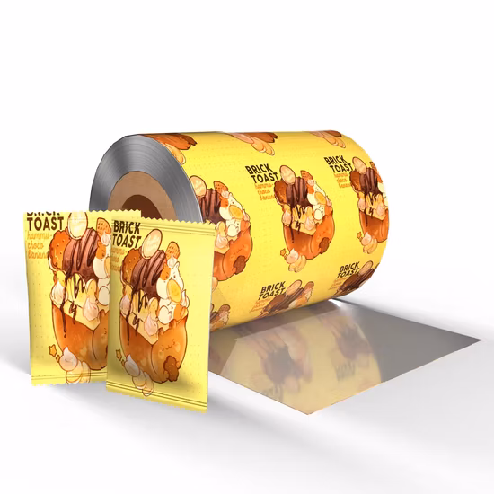 Custom Printing High Barrier Aluminum Roll Film for Chips Packing Bag Laminated Films