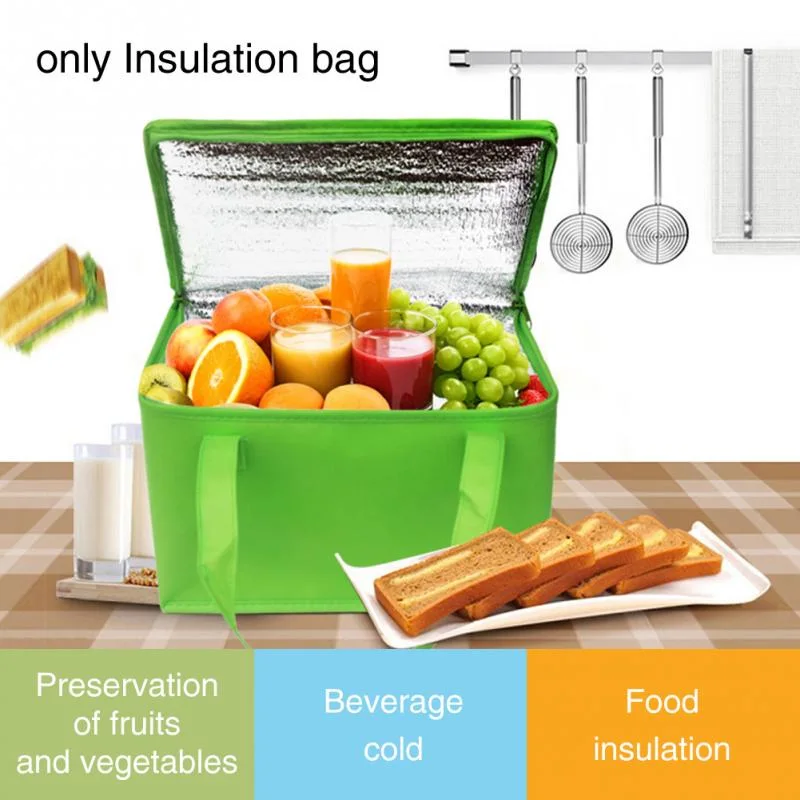 Promotional Reusable Thermal Small 6 Can Insulation Bag Non Woven Insulated Lunch Cooler Bag for Food