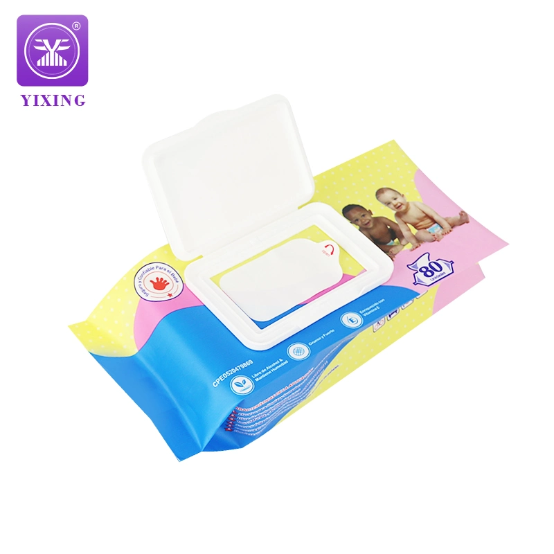 Side Gusset Bags for Baby Wet Tissue Packaging