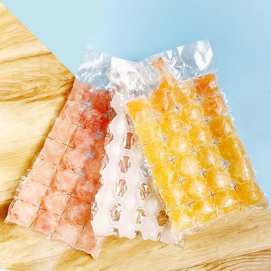 Disposable Ice Bag Food Grade Safety Plastic Ice Cube Packaging Bags