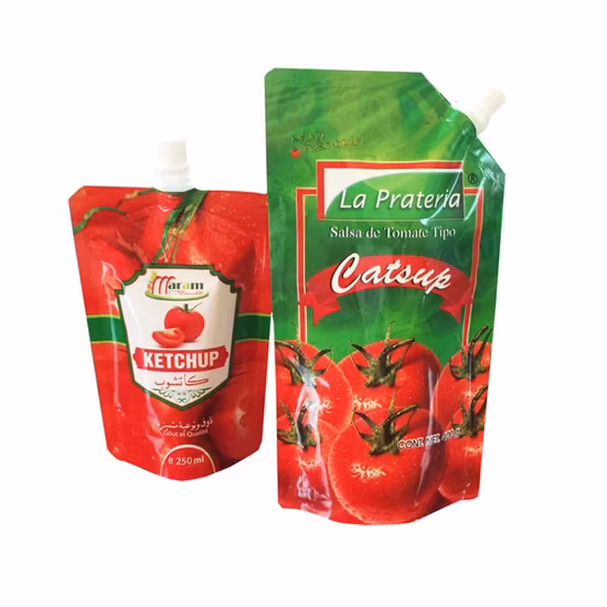 Liquid Water Stand up Juice Child Proof Plastic Food Packaging Spout Pouch