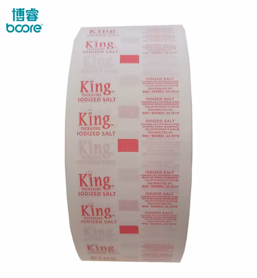 Factory PE Salt and Packing Roll Paper Wrapping Coated Film for Packaging
