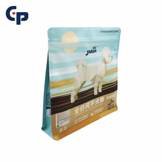 Packaging Design Natural Bags Aluminum Foil Zipper Lock Bag Pet Food Bag Dog/Cat Plastic Bag Dry Food Packaging Kraft Paper Bag