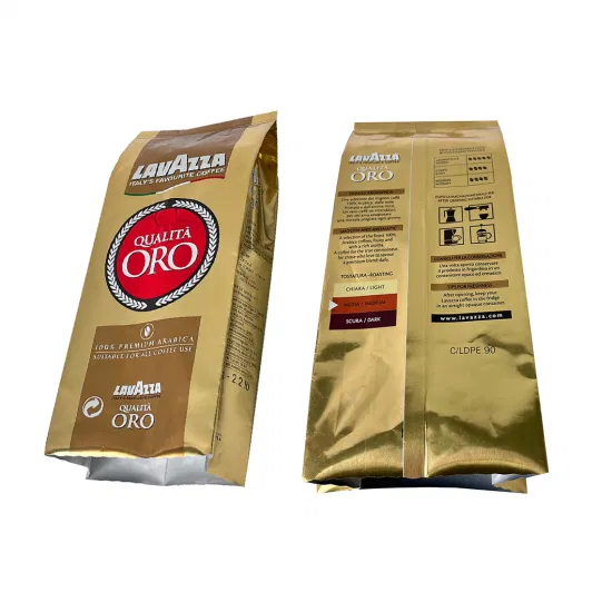 Side Gusset Bag Manufacturer Custom Aluminum Foil Coffee Packaging Pouch with Valve